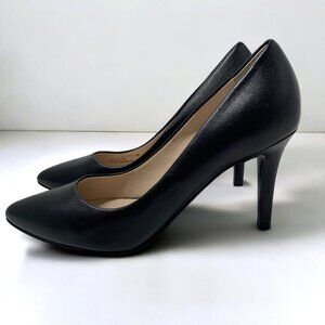 Cole Haan Women's Go-To Park Pumps Black Leather 3" Heel Sz 9